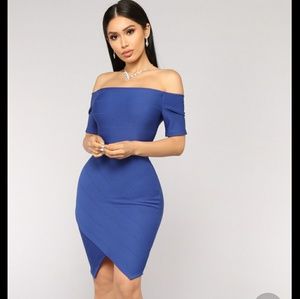 Fashion Nova Royal Blue Dress